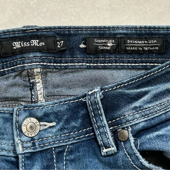 Miss Me signature Skinny Jeans size 27 - Picture 6 of 15